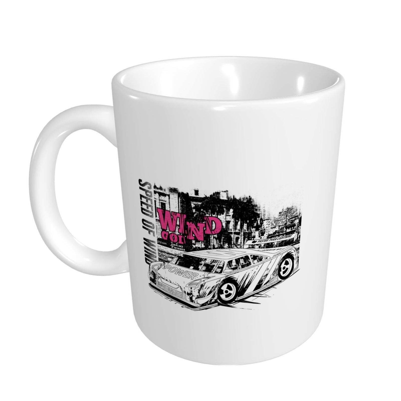 Black And White Silhouette Car - Image 3