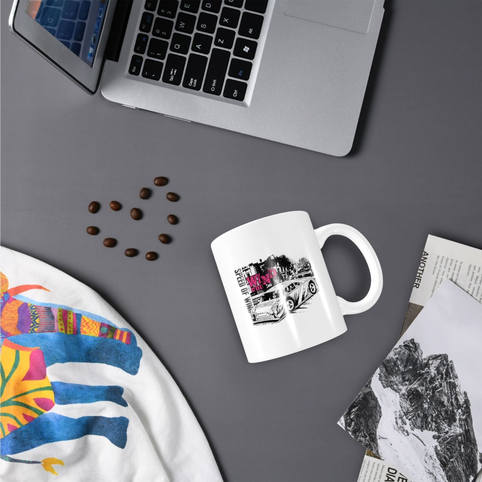 Black And White Silhouette Car - Image 6